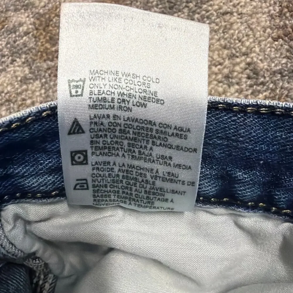 Dickies Jeans Mens 34x32 Blue Medium Wash Relaxed Fit Carpenter Workwear Classic - Picture 14 of 15